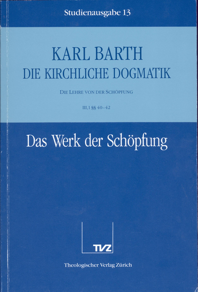 Cover 13: III.1 § 40–42: Das Werk der Schöpfung