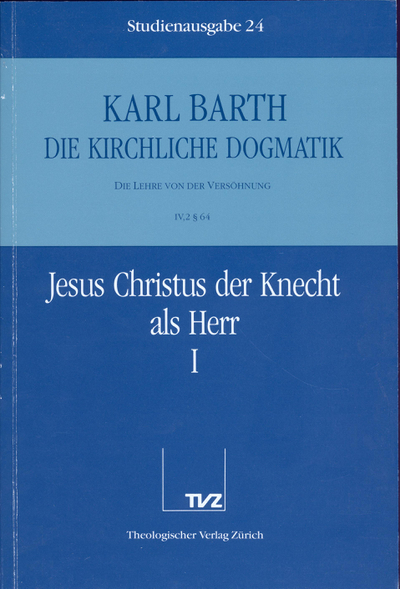 Cover 24: IV.2 § 64: Jesus Christus der Knecht als Herr